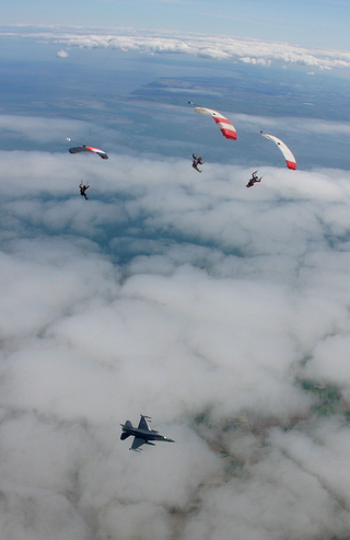Illustration for article titled I Went Skydiving With An F-16